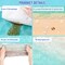 100 Ft x 54 Inch Summer Beach Tablecloth Roll with Cutter Box | Disposable Beach Ball Themed Tablecover for Pool Party, Ocean Backdrop & Summer Birthday Supplies